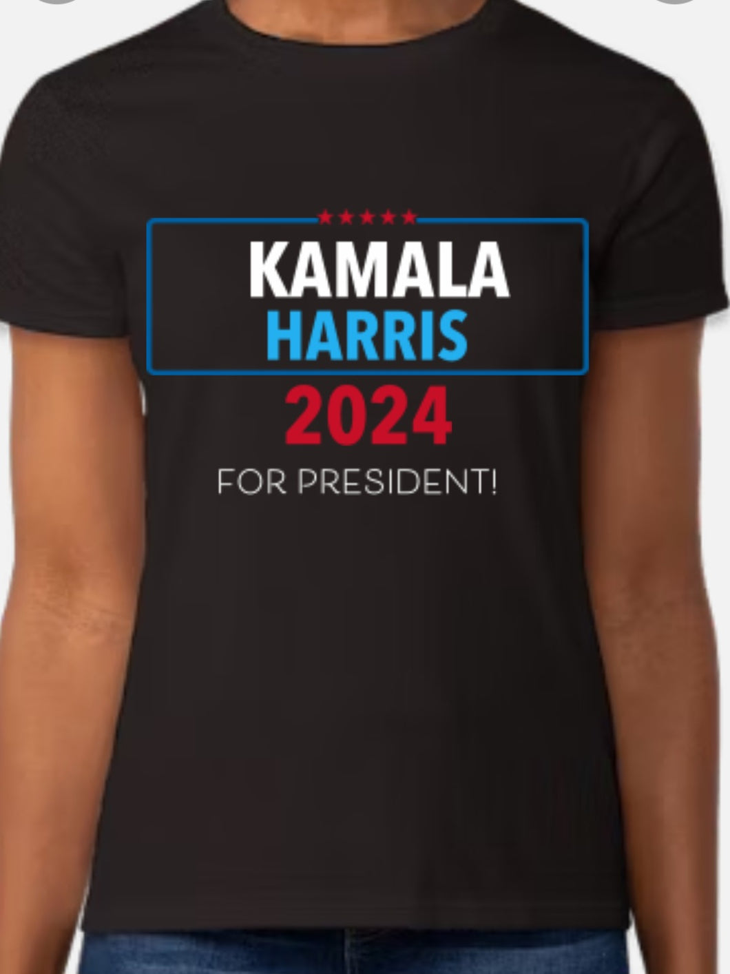 Black Woman's Kamala T-Shirt 9.