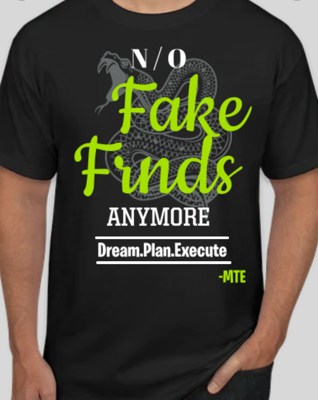 D.P.E NO FAKE FRNDS T-SHIRT