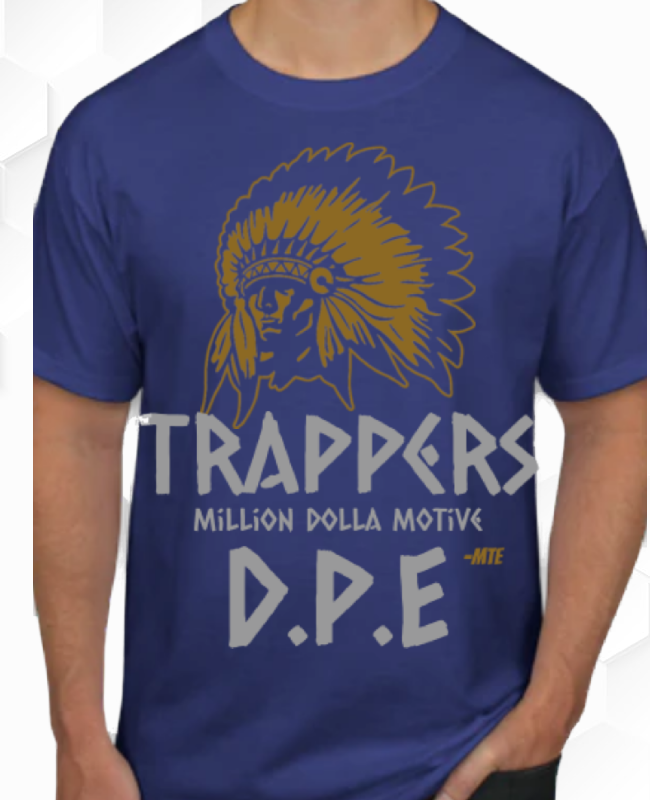 D.P.E TRAPPERS MILLION DOLLA MOTIVE T-SHIRT