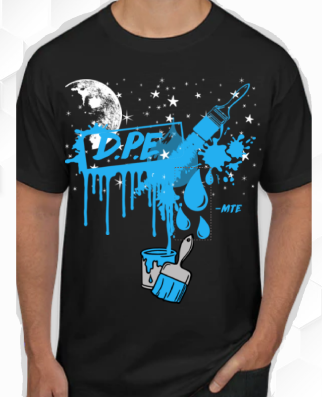 D.P.E SPACEPAINT T-SHIRT