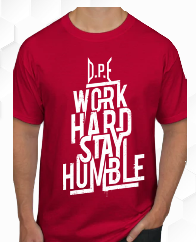 D.P.E WORK HARD STAY HUMBLE T-SHIRT