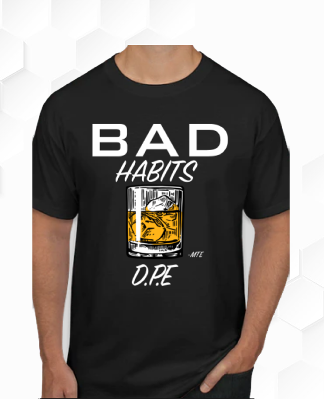D.P.E BAD HABITS T-SHIRT