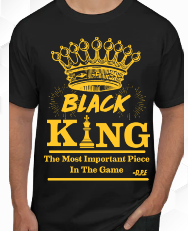 D.P.E BLACK KING T-SHIRT