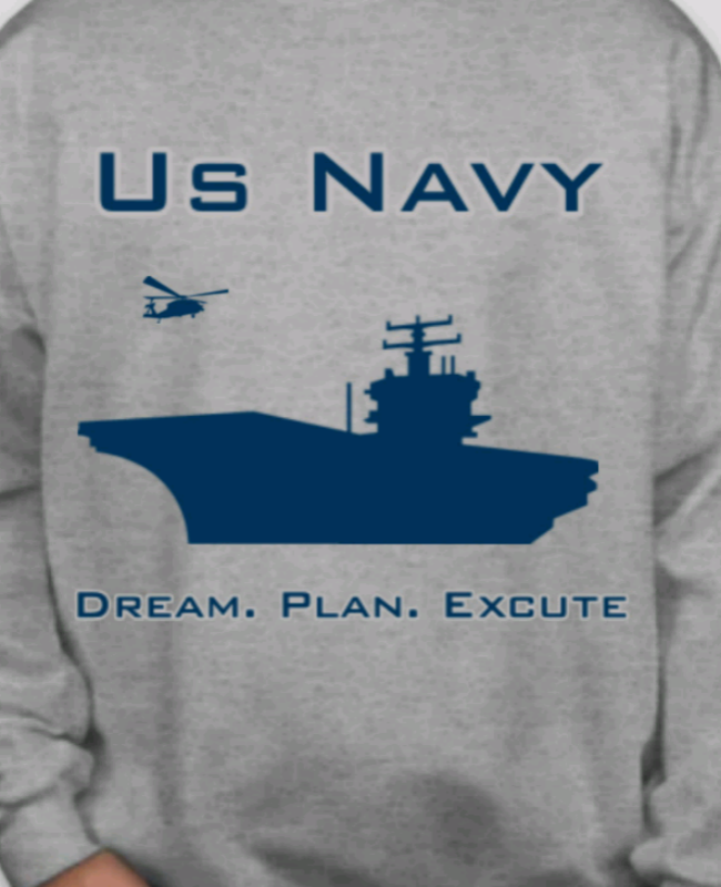 D.P.E U.S NAVY BEST UNDER THE SEA SWEATSHIRT