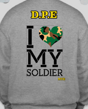 Load image into Gallery viewer, D.P.E U.S ARMY SOLDIER LOVE SWEATSHIRT
