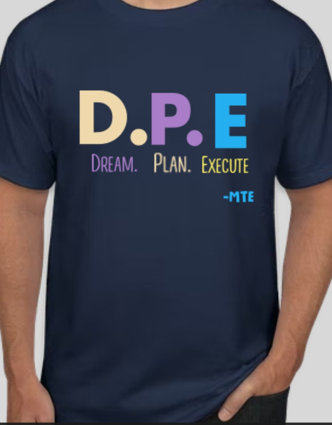 BLUE D.P.E T-SHIRT