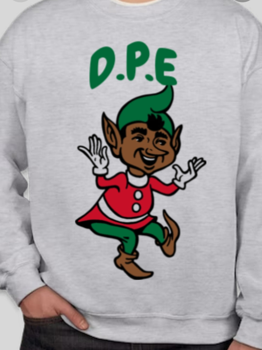 D.P.E ELF HOLIDAY SWEATSHIRT